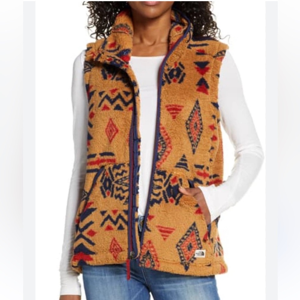 The North Face Women's Campshire Vest 2.0 Cedar Brown California Geo Print